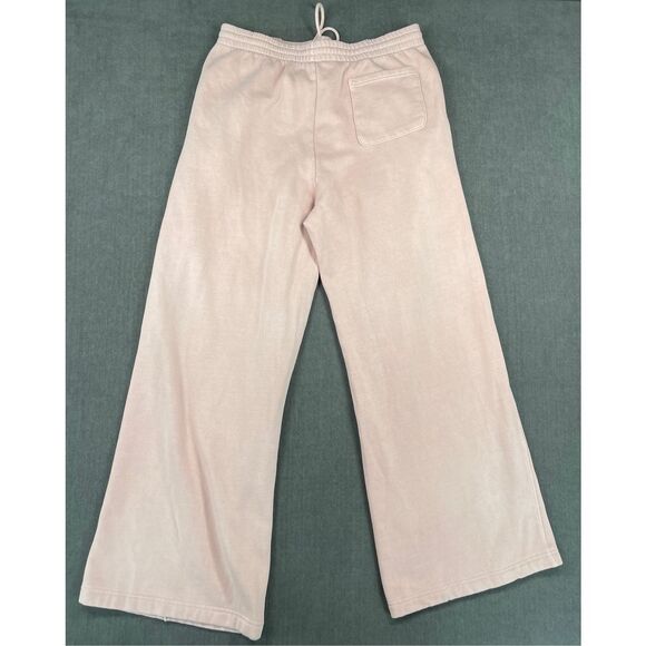 PINK Sweatpants‎ Women L Pink Wide Leg Lounge High Rise Track Pants Athleisure - Picture 9 of 10